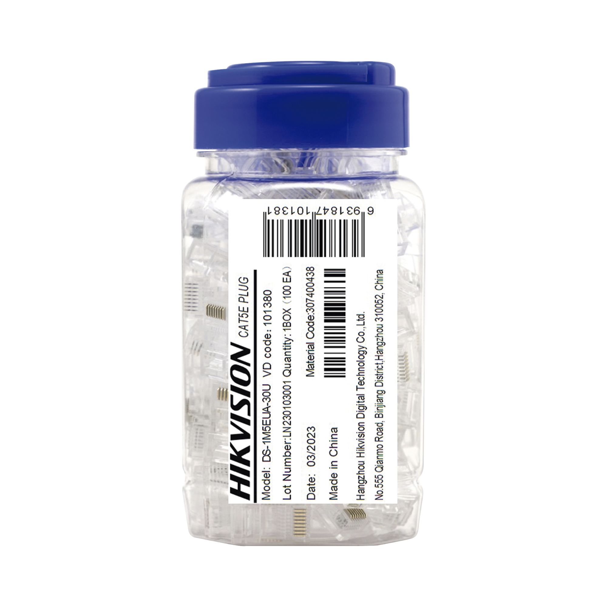 Bote con 100 Piezas de Plug Modular RJ45 / Cat 5e / Chapado en Oro a 30 Micras / Sin Blindaje / Facil Instalación / Uso Interior / Soporta Norma TIA-568B / Cumple con RoHS 2.0 Bote con 100 Piezas de Plug Modular RJ45 / Cat 5e / Chapado en Oro a 30 Micras / Sin Blindaje / Facil Instalación / Uso Interior / Soporta Norma TIA-568B / Cumple con RoHS 2.0